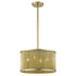 Basetti 4-Light Gold Convertible Pendant